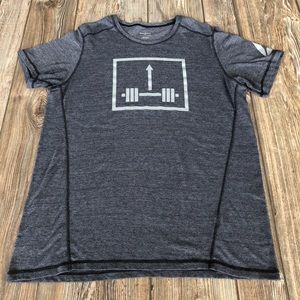 Reebok Heather Gray Short Sleeve XL Tee CrossFit